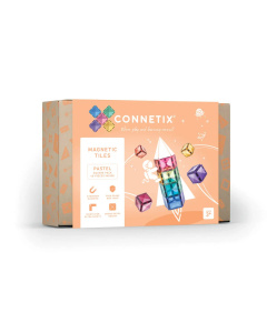 Connetix magnetklotsid, Pastel Square Pack 40tk