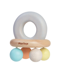 PlanToys Bell Rattle, Pastel